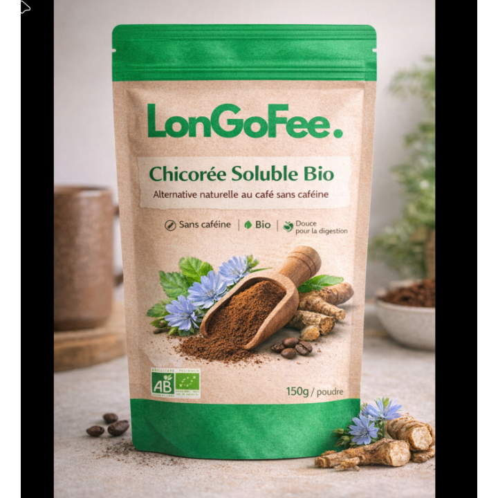 Poudre de chicorée instantanée format sachet - 250g